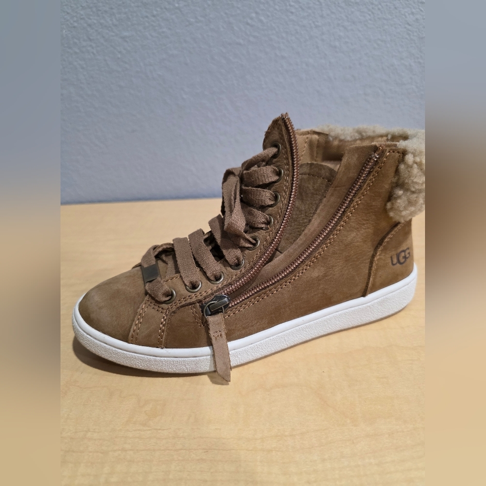 UGG Women's Brown High-Top Sneakers Size 5.5 - Picture 8 of 12